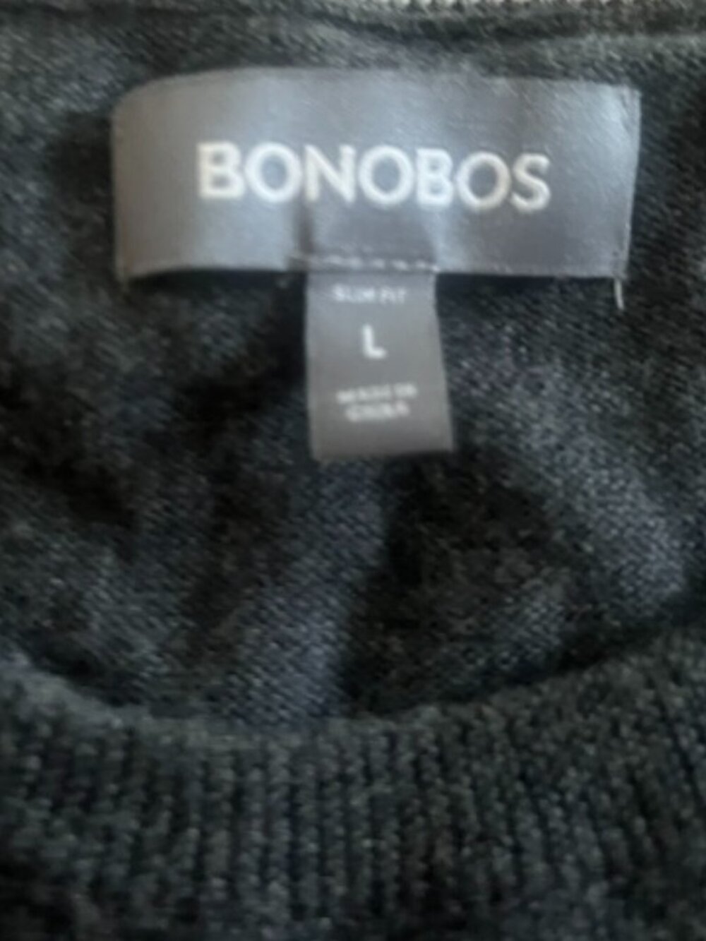 Bonobos Men's Wool Sweater Large - Picture 3 of 5